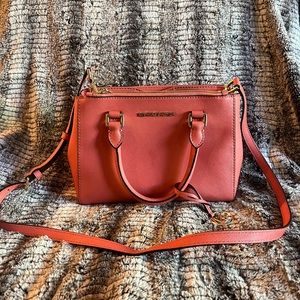 Michael Kors Small Faux Saffiano Leather Satchel